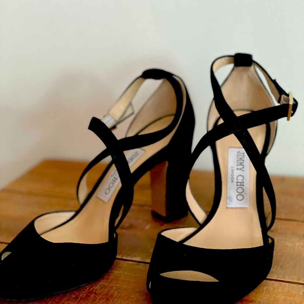 Jimmy Choo sandals used twice